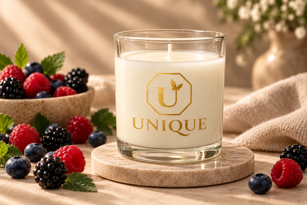 Winter Orchard luxury scented soy wax candle hand-poured in the UK